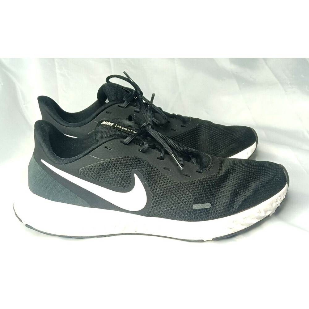 Nike Revolution 5 Sneakers Men's  Size 14 Running Shoes Black~BQ3204-002